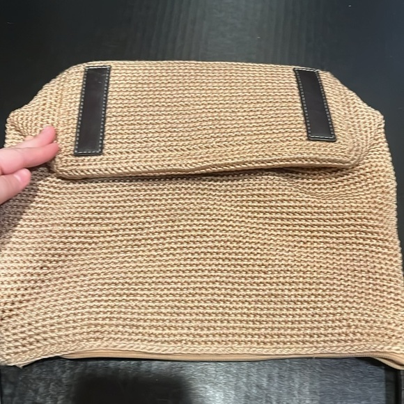 The Sak Woven Handbag in Tan and Brown - Picture 5 of 11